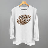 Floral Football Brown