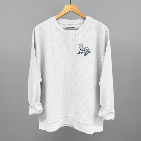 Oh Shucks Oysters (Navy Blue) (Left Chest)