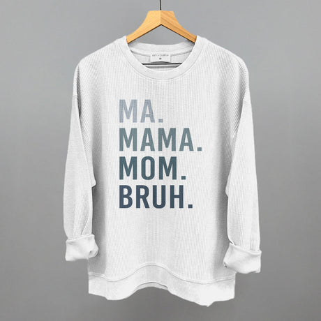 Ma Mama Mom Bruh Blue Gradient Text