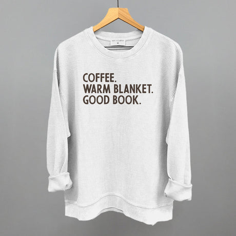Coffee Warm Blanket Good Book
