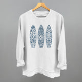 Blue Floral Surfboards