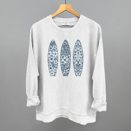 Blue Floral Surfboards