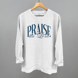 Praise The Lord Blue Script