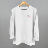 American Flag With Bow (Left Chest)
