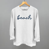 Beach (Blue Script)