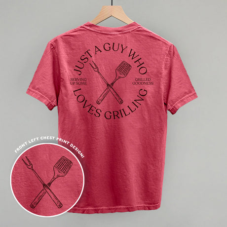 Just A Guy Who Loves Grilling (Back Print)