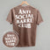 Anti Social Barre Club (White) (Back Print)