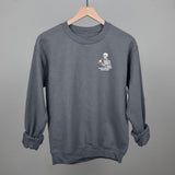Overstimulated Moms Club (Skeleton + Coffee) (Left Chest)