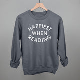 Happiest When Reading (White)