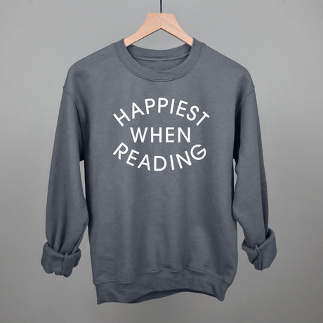 Happiest When Reading (White)