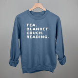 Tea Blanket Couch Reading