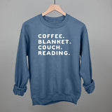 Coffee Blanket Couch Reading