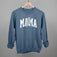 Mama Checkered Lightning Bolt Distressed