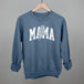 Mama Checkered Lightning Bolt Distressed