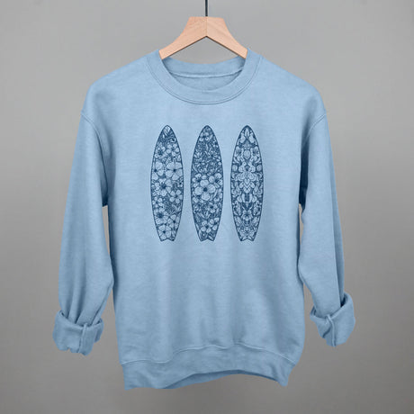 Blue Floral Surfboards