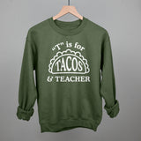 T is for Tacos and Teacher (Red and Green)