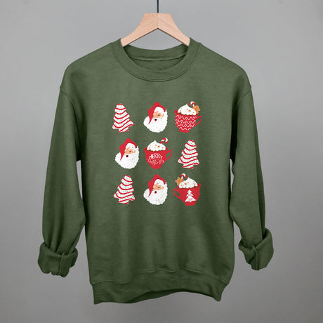 Christmas Tree Cake Santa