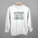 Support Your Local Library Serif