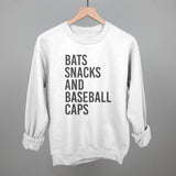 Bats, Snacks, And Baseball Caps