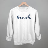 Beach (Blue Script)