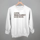 Coffee Warm Blanket Good Book