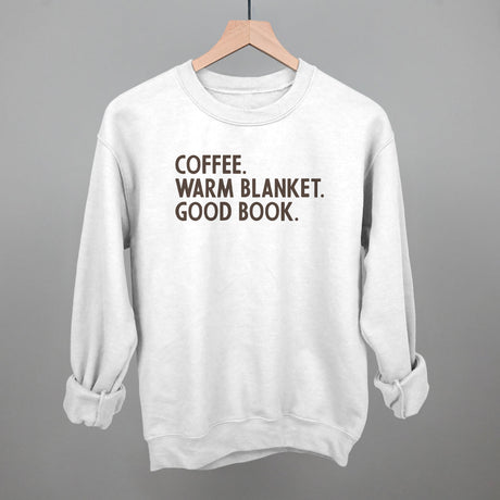 Coffee Warm Blanket Good Book