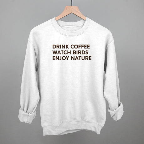 Drink Coffee Watch Birds Enjoy Nature