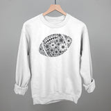 Floral Football Grey