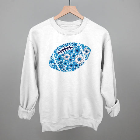 Floral Football Blue