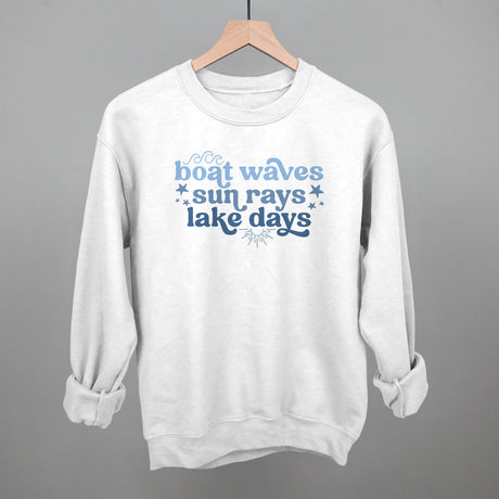 Boat Waves, Sun Rays, Lake Days