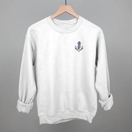 Anchor Doodle (Navy Blue) (Left Chest)