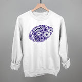 Floral Football Purple