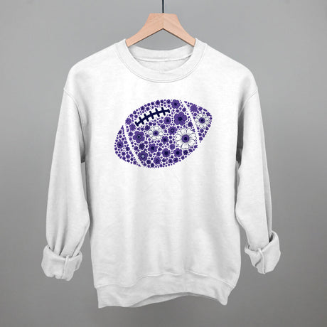 Floral Football Purple