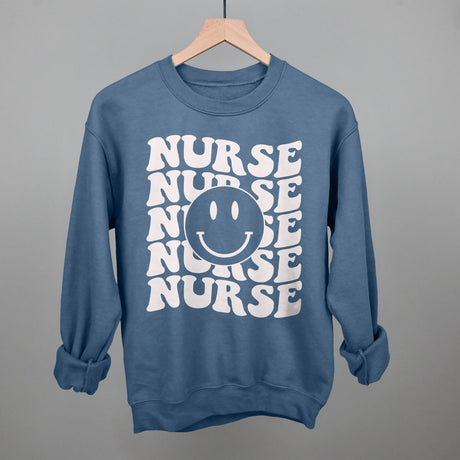 Retro Nurse Smiley (Repeated)