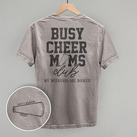 Busy Cheer Moms Club (Back Print)