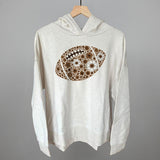 Floral Football Brown