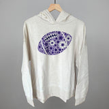 Floral Football Purple