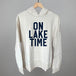 On Lake Time Block Letters