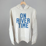 On River Time Block Letters