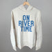 On River Time Block Letters