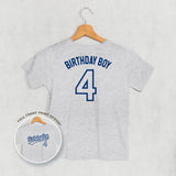 Birthday Boy Varsity #4 (Kids Back Print)