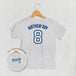 Birthday Boy Varsity #8 (Kids Back Print)