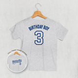 Birthday Boy Varsity #3 (Kids Back Print)