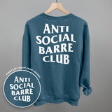 Anti Social Barre Club (White) (Back Print)