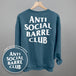 Anti Social Barre Club (White) (Back Print)