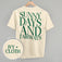 Sunny Days And Fairways (Back Print)