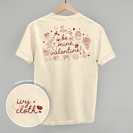 Be Mine, Valentine Doodles (Back Print)
