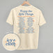 Enjoy The Little Things List (Back Print)