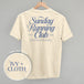 Sunday Running Club Script (Back Print)