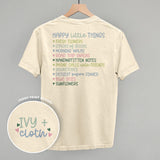 Happy Little Things List (Back Print)